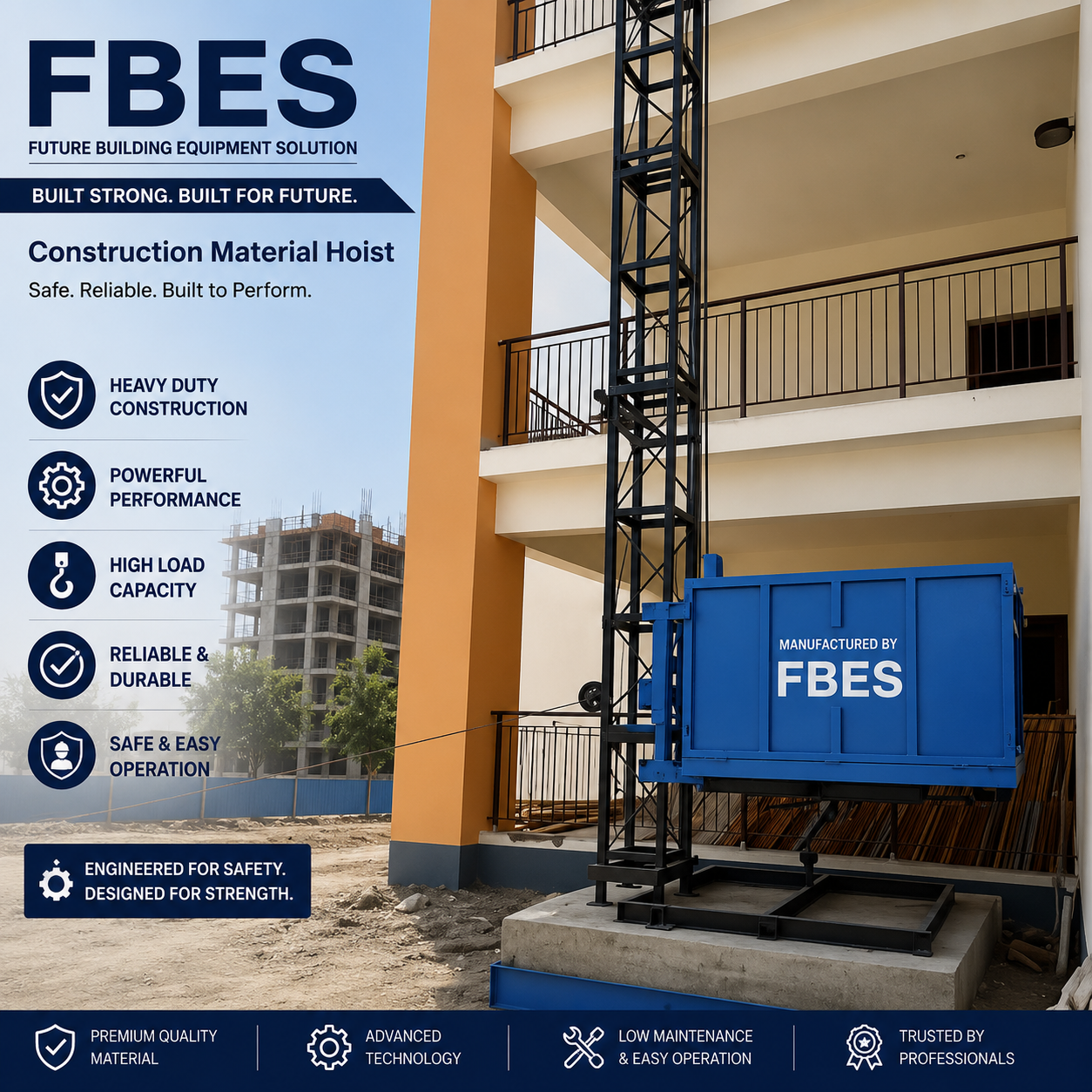 Material Lift / Builder Hoist Lift