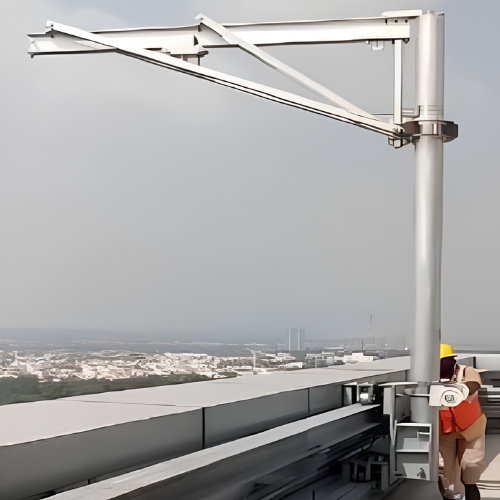Manual Motorized Roof Parapet Travelling Davit