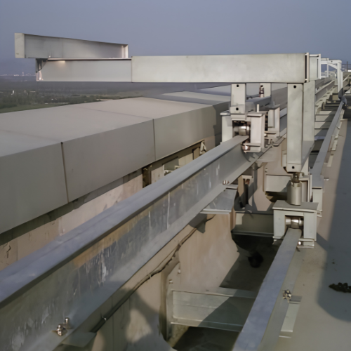 Manual Motorized Roof Parapet Travelling Jib