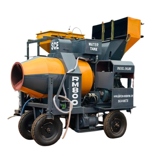 Reversible Drum Concrete Mixer