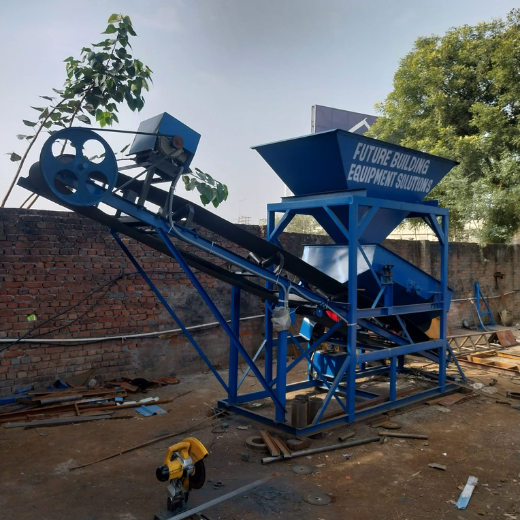 Sand Screening Plant With Belt Conveyor