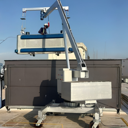 Trackless BMU On Guide Track
