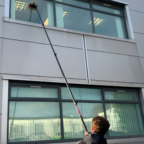 Water Fed Pole Cleaning System